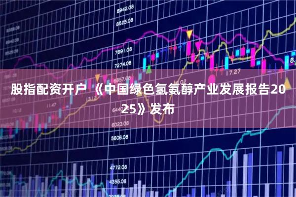 股指配资开户 《中国绿色氢氨醇产业发展报告2025》发布